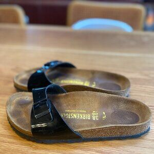 birkenstock madrid patent leather